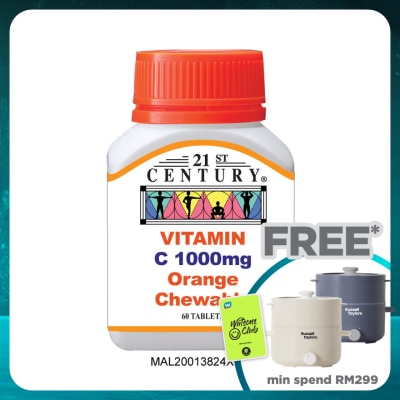 21ST CENTURY Vitamin C-1000 Chewable 60's