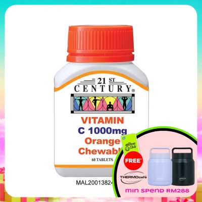 21ST CENTURY - Vitamin C-1000 Chewable 60's