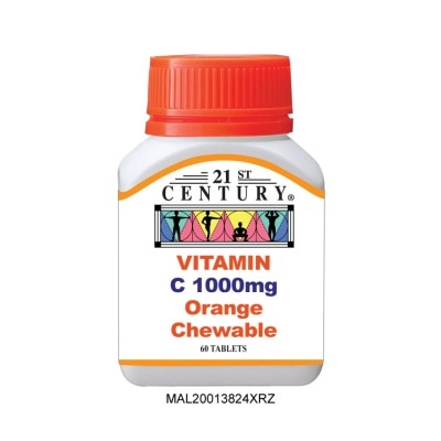 21ST CENTURY Vitamin C-1000 Chewable 60's