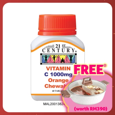 21ST CENTURY Vitamin C-1000 Chewable 60's