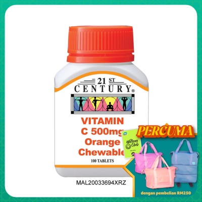 21ST CENTURY - Vitamin C Chewable 500mg 100's