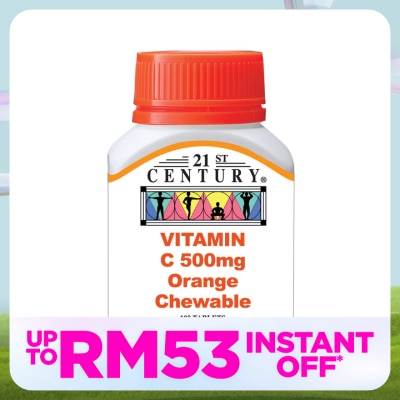 21ST CENTURY Vitamin C Chewable 500mg 100's