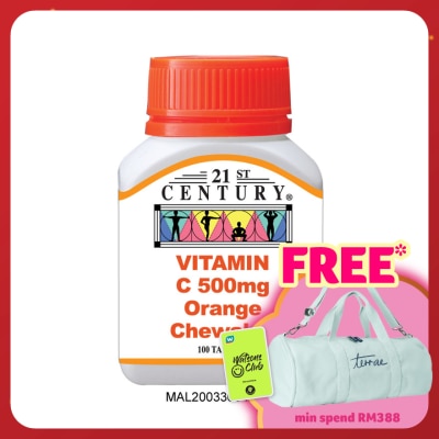 21ST CENTURY Vitamin C Chewable 500mg 100's
