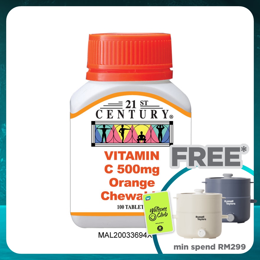 Vitamin C Chewable 500mg 100's