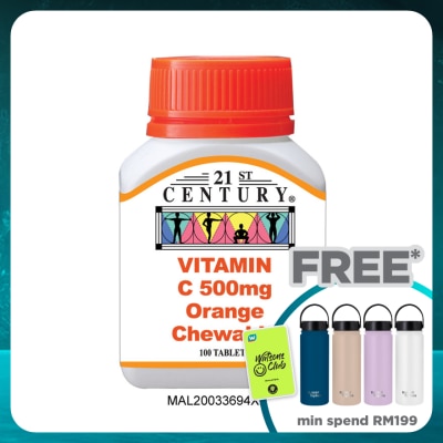 21ST CENTURY Vitamin C Chewable 500mg 100's