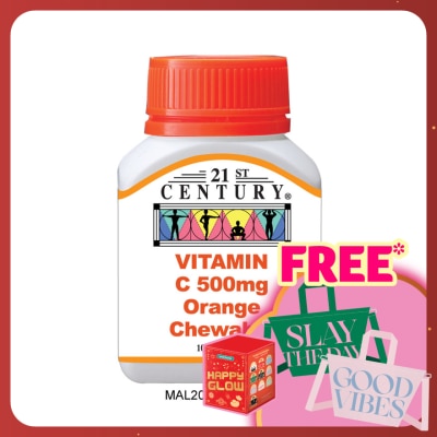 21ST CENTURY Vitamin C Chewable 500mg 100's
