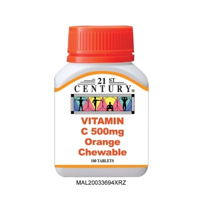 21ST CENTURY Vitamin C Chewable 500mg 100's