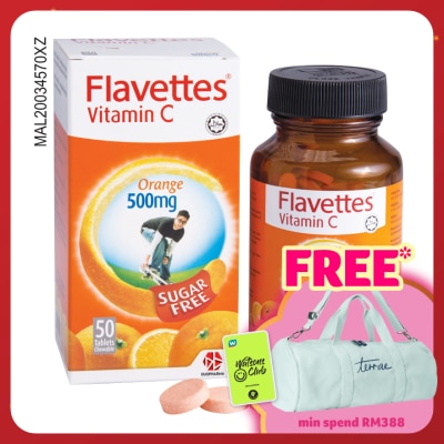 FLAVETTES Flavettes Sugar Free Vitamin C 500mg