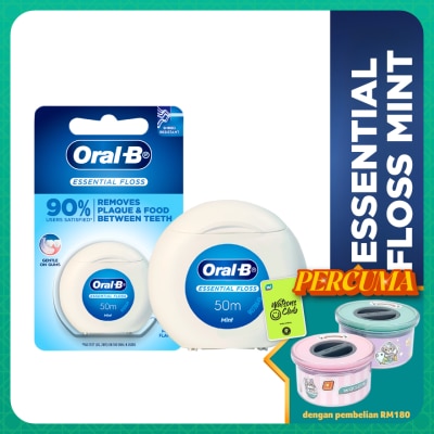 ORAL-B Essential Waxed Dental Floss 50m
