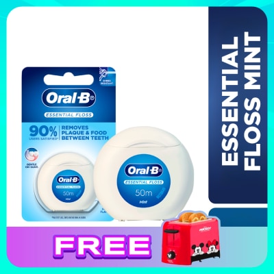 ORAL-B Essential Waxed Dental Floss 50m