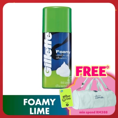 GILLETTE Foamy Shaver Lemon Lime 175g