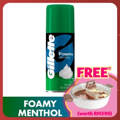GILLETTE Foamy Shaver Menthol 175g