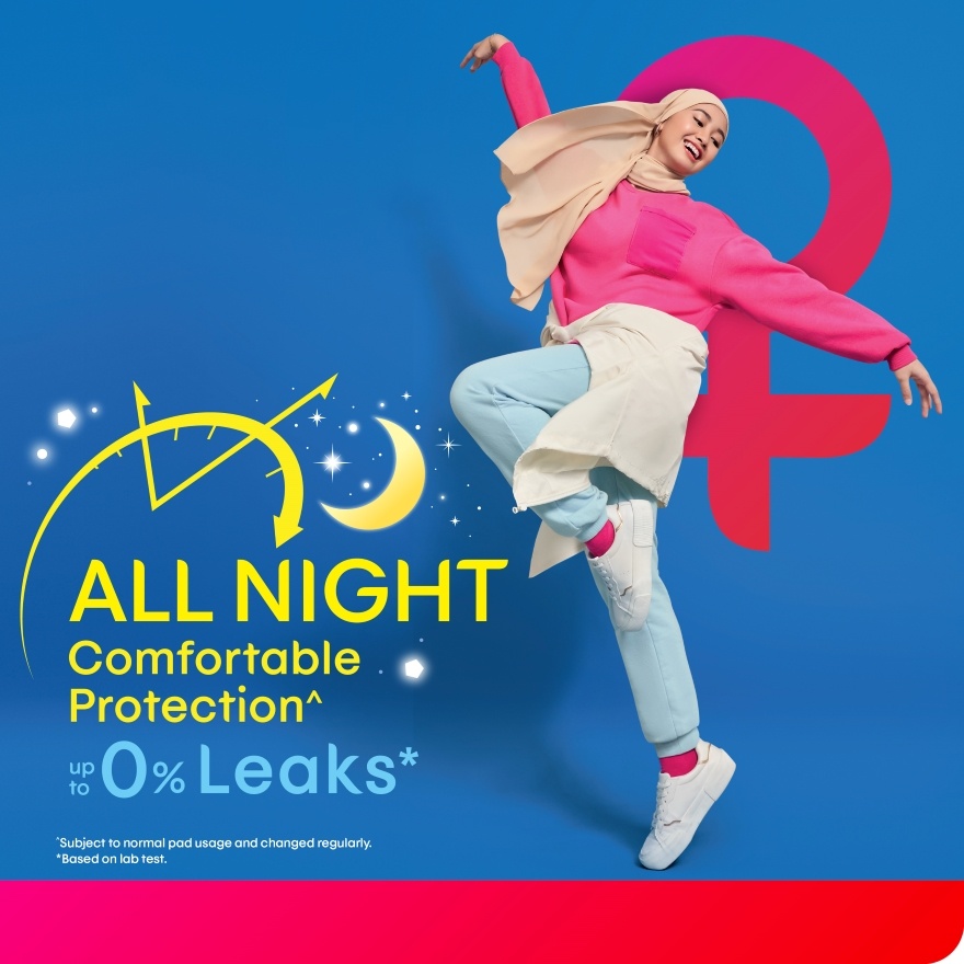 Comfort & Protection Overnight Wing Pad 32cm (12sx3 Packs)-Sanitary Pad with 100% Leak Free Comfort image