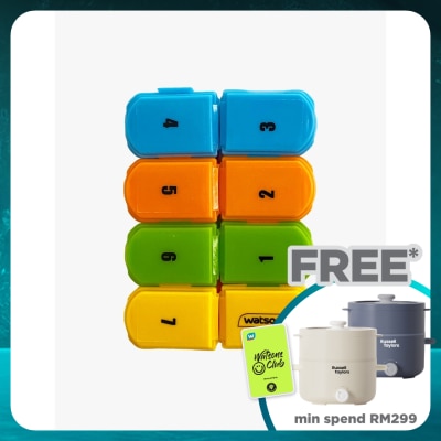 WATSONS Detach Pill Box 1's x 8 Sided