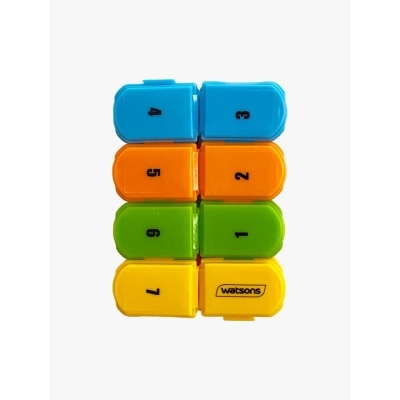 WATSONS Detach Pill Box 1's x 8 Sided