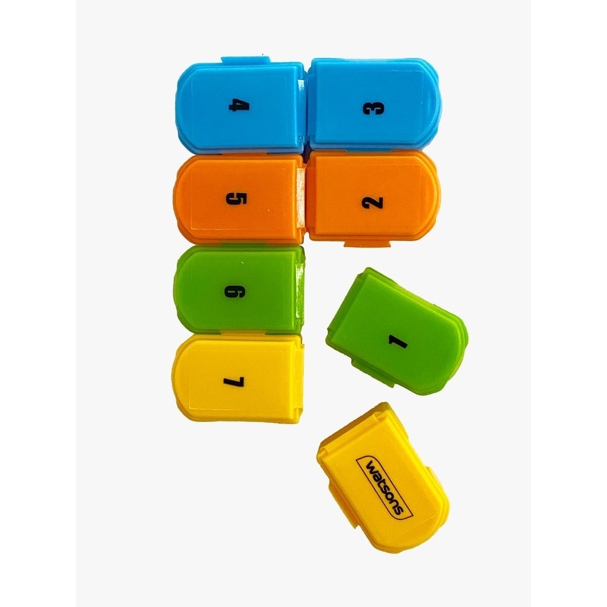 Detach Pill Box 1's x 8 Sided