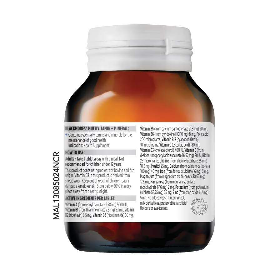 Multivitamins + Minerals 60's image