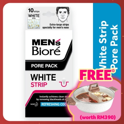 MEN'S BIORE Men's Pore Pack White Strip 10'S