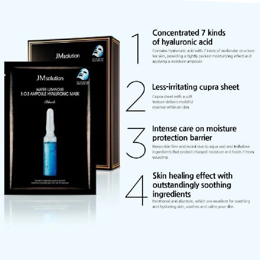 Water Luminous S.O.S Ampoule Hyaluronic Mask 1's