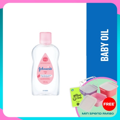 JOHNSON'S Baby Regular Oil 125 milliliter