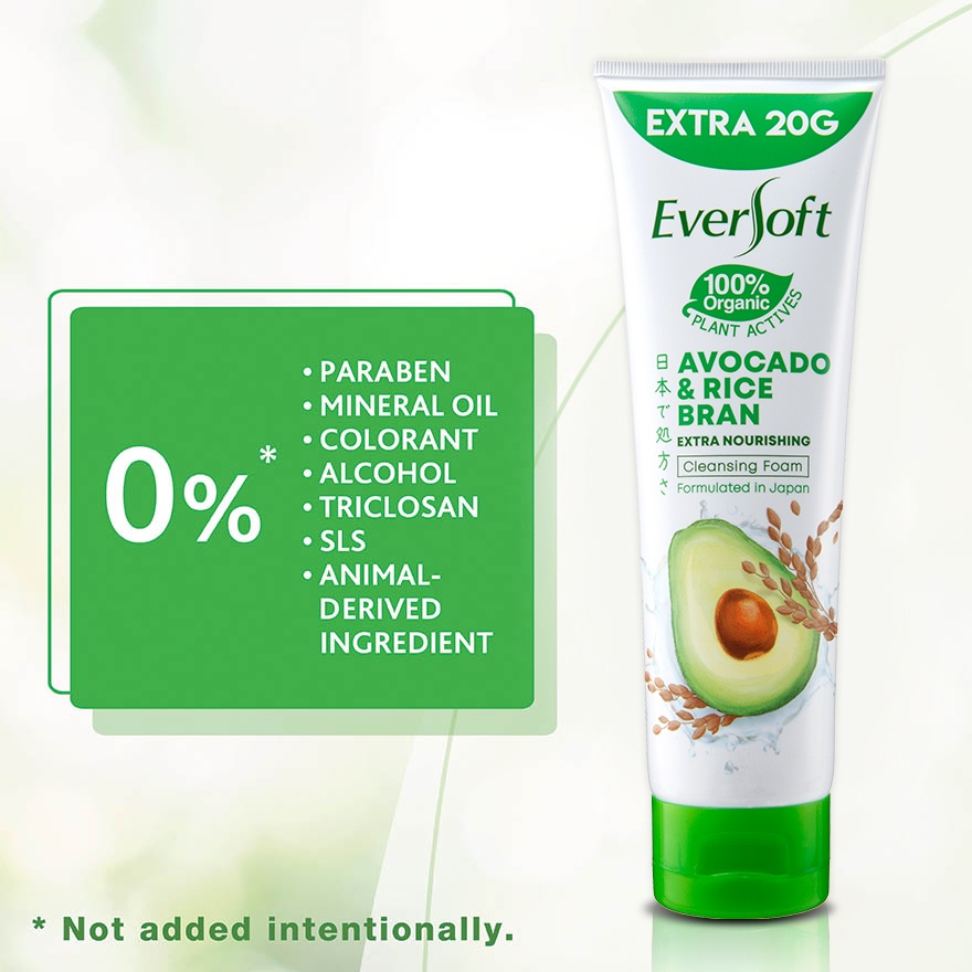 Avocado and Rice Bran Facial Cleanser 120G image