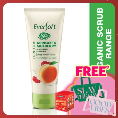 EVERSOFT Apricot and Mulberry Facial Scrub 100G