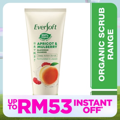 EVERSOFT Apricot and Mulberry Facial Scrub 100G