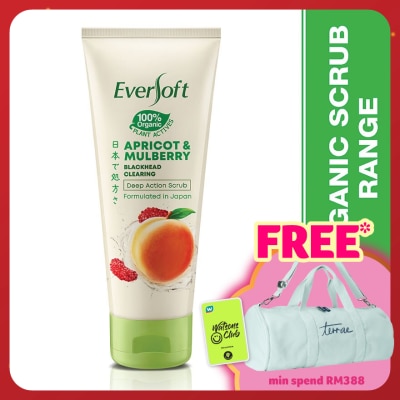 EVERSOFT Apricot and Mulberry Facial Scrub 100G