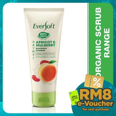 EVERSOFT Apricot and Mulberry Facial Scrub 100G