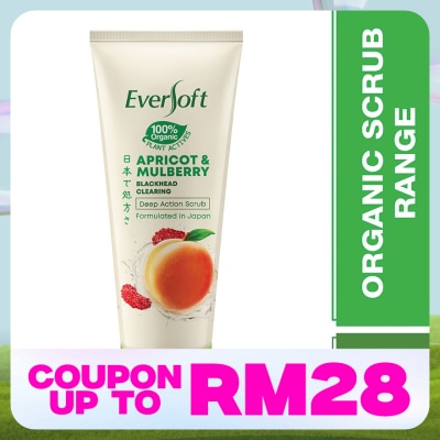 EVERSOFT Apricot and Mulberry Facial Scrub 100G