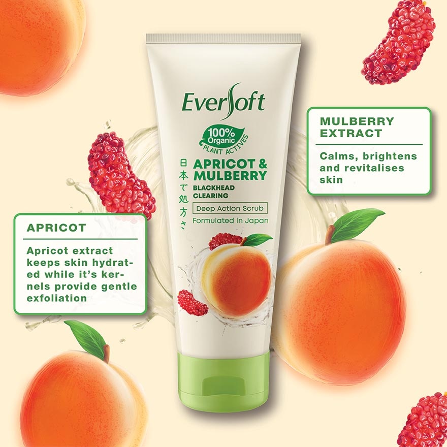 Apricot and Mulberry Facial Scrub 100G image