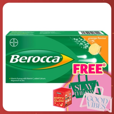 BEROCCA Berocca Vitamin B Effervescent Orange Tablets 30s