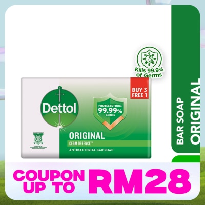 DETTOL Bar Soap Original 100GBar Soap Original Value Pack 100g x4