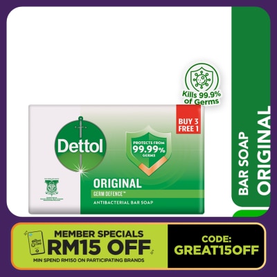 DETTOL Bar Soap Original 100GBar Soap Original Value Pack 100g x4