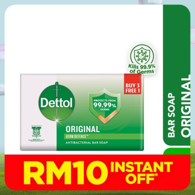 DETTOL Bar Soap Original 100GBar Soap Original Value Pack 100g x4