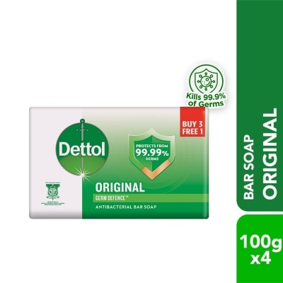 DETTOL Bar Soap Original Value Pack 100g x4