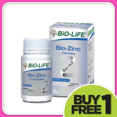 BIO-LIFE Bio-Zinc Complex 30's