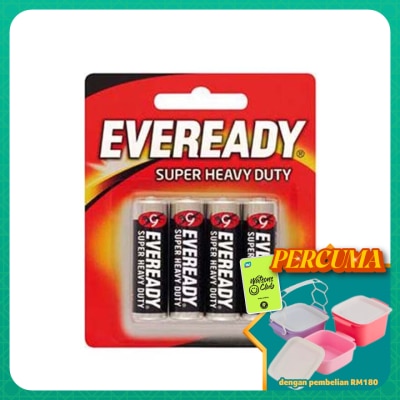 EVEREADY - Super Heavy Duty AA 4pcs