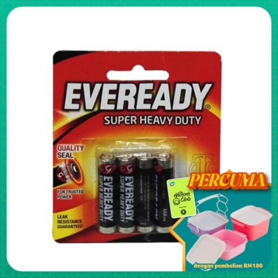 EVEREADY - Super Heavy Duty AAA 4's