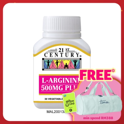 21ST CENTURY L-Arginine Plus 500mg 30's