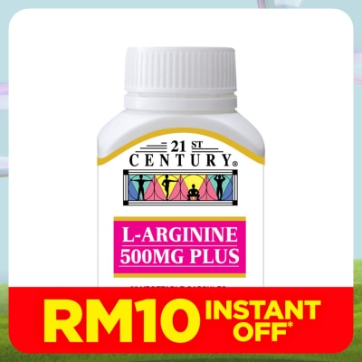 21ST CENTURY L-Arginine Plus 500mg 30's