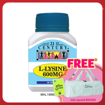21ST CENTURY L-Lysine 600mg 50 Tablets