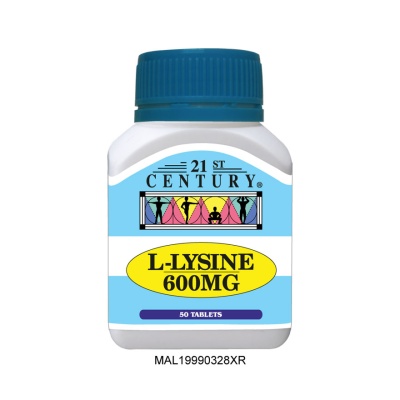 21ST CENTURY - L-Lysine 600mg 50 Tablets image