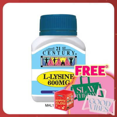 21ST CENTURY L-Lysine 600mg 50 Tablets