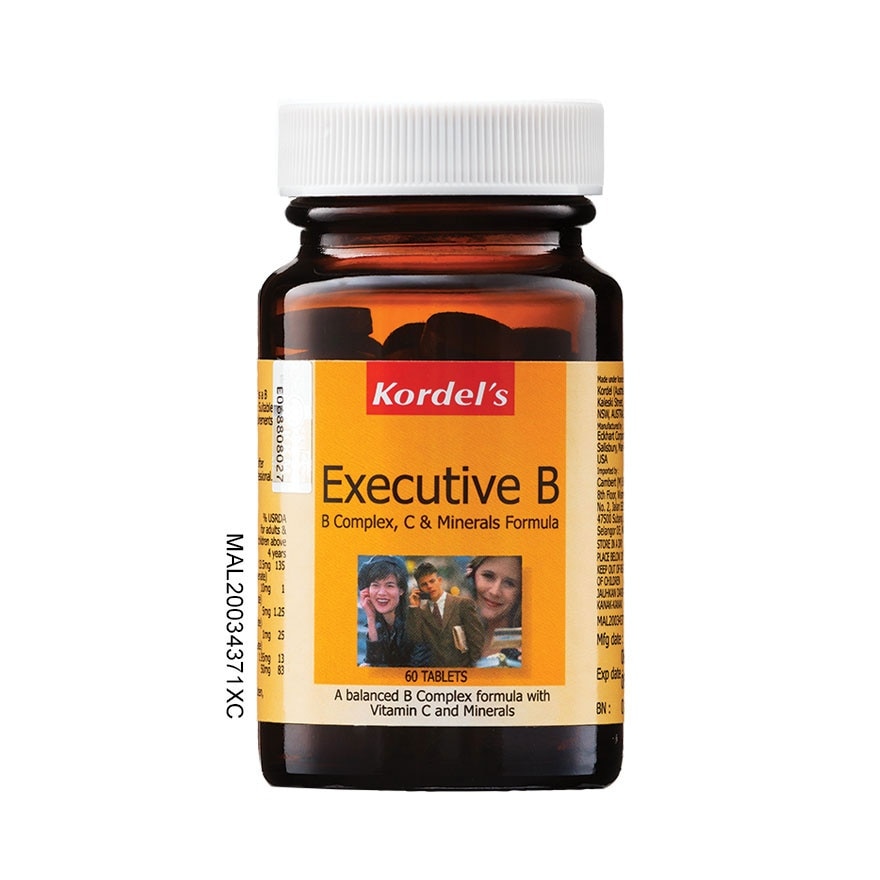 Executive B (B complex, Vitamin C and minerals) 60s