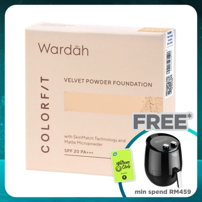 WARDAH Clrfit Velvet Powder Foundation 23W Warm Ivory