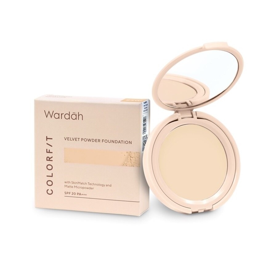 Clrfit Velvet Powder Foundation 23W Warm Ivory