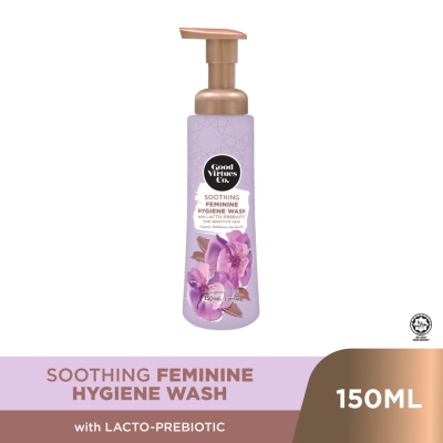 GOOD VIRTUES CO - GVC Soothing Feminine Hygiene Wash with Lacto-Prebiotic For Sensitive Skin 150ml image