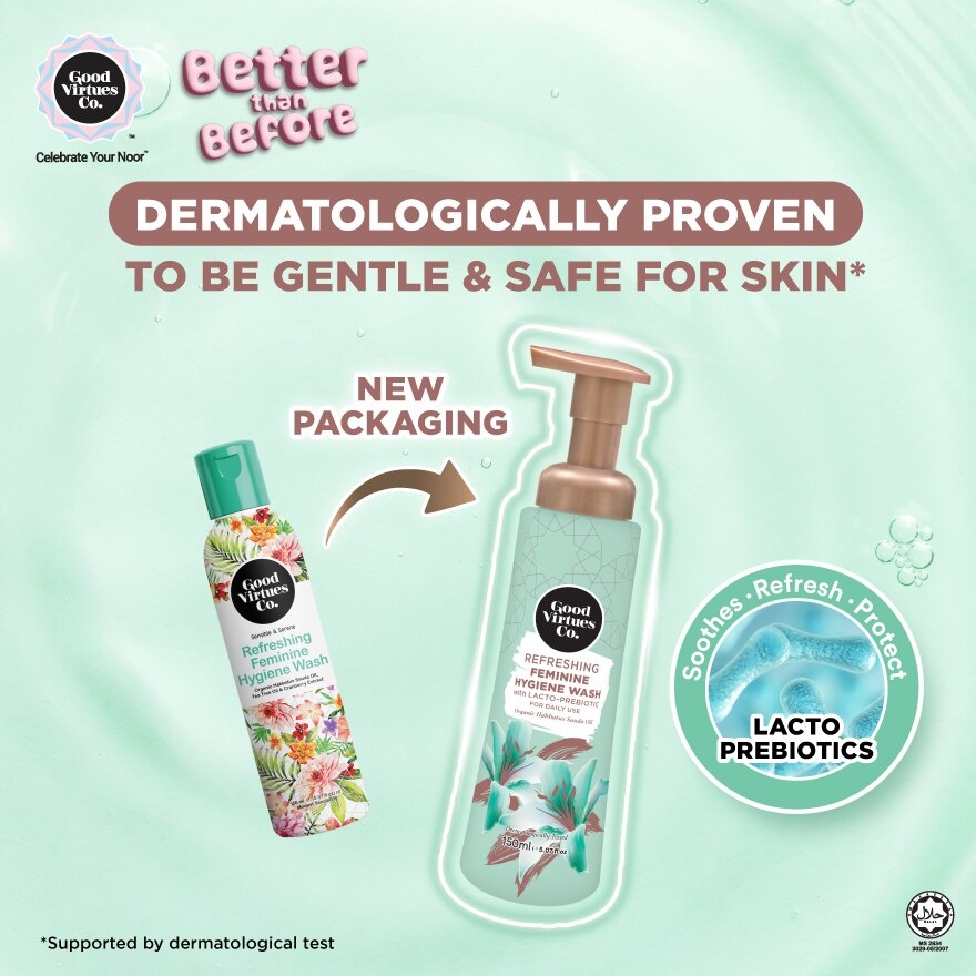 Refreshing Feminine Hygiene Wash with Lacto-Prebiotic For Daily Use 150ml image