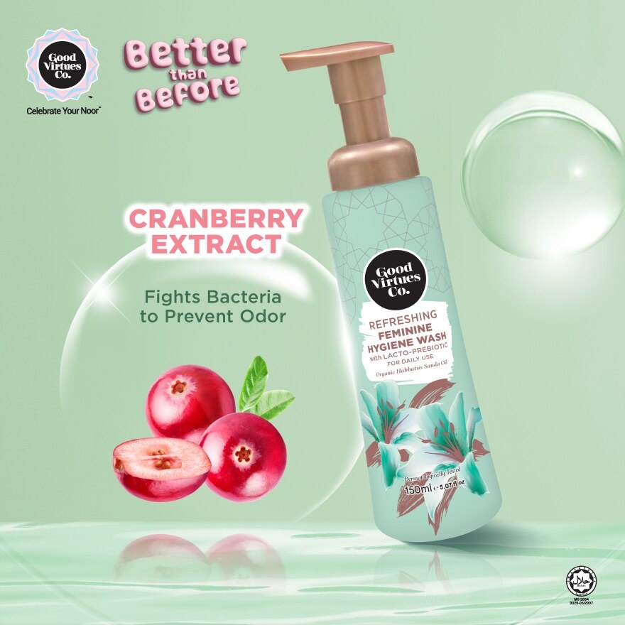 Refreshing Feminine Hygiene Wash with Lacto-Prebiotic For Daily Use 150ml image